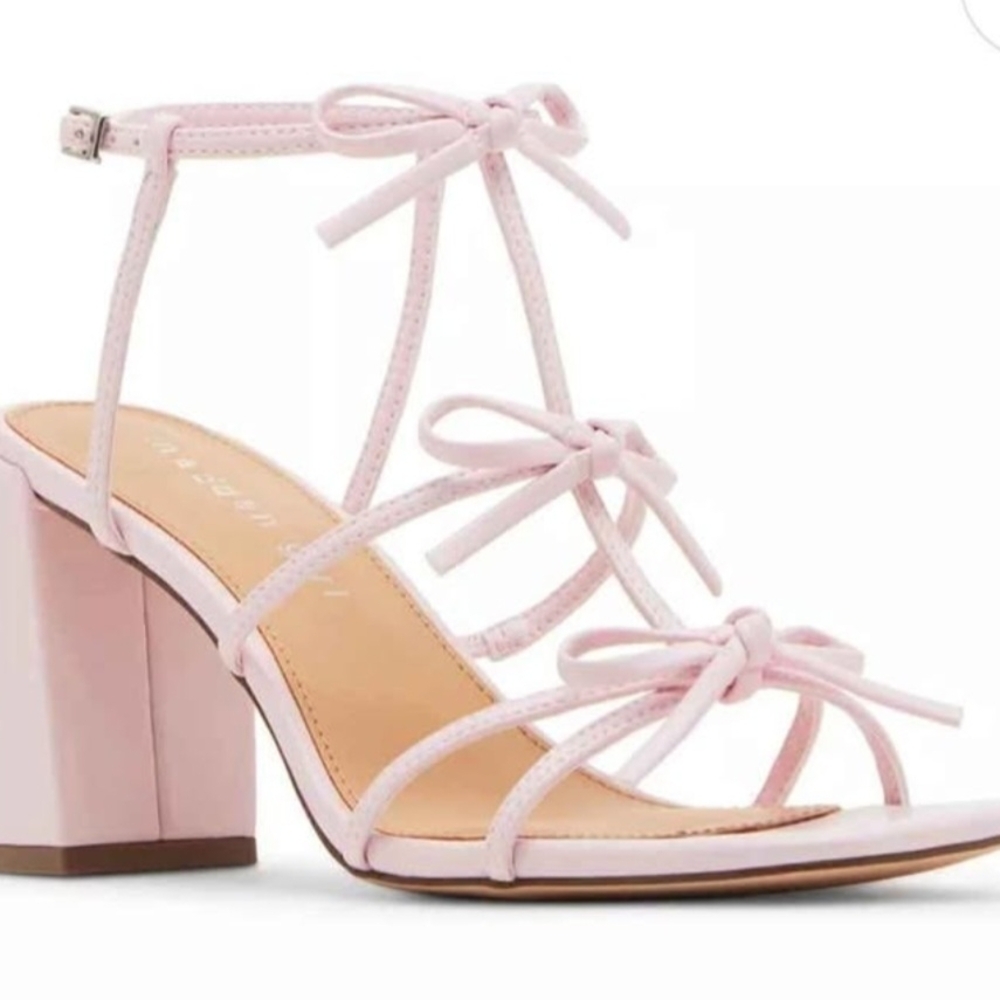 Madden Girl Light Pink Strappy Heels